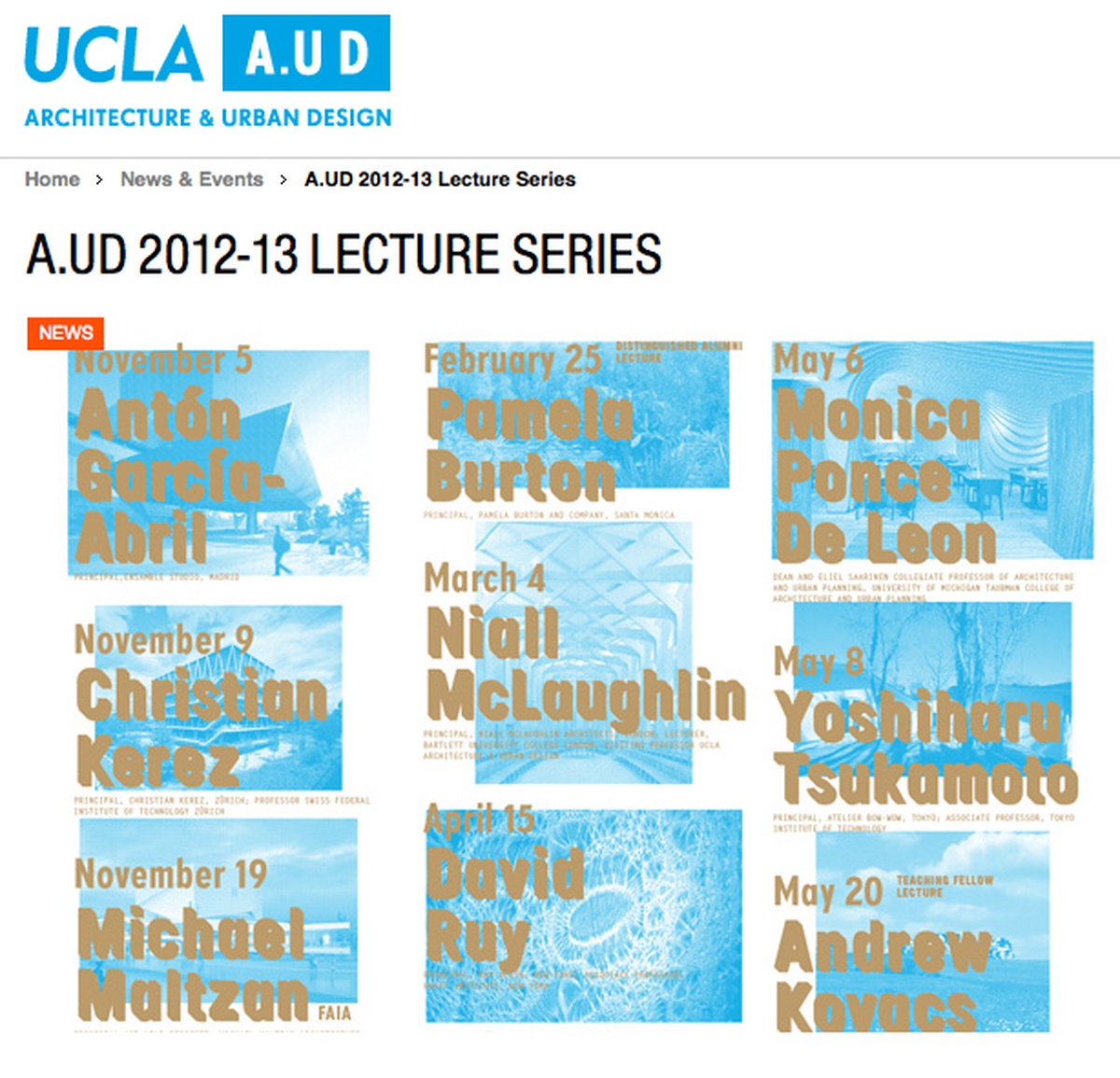 International Lecture Series at UCLA