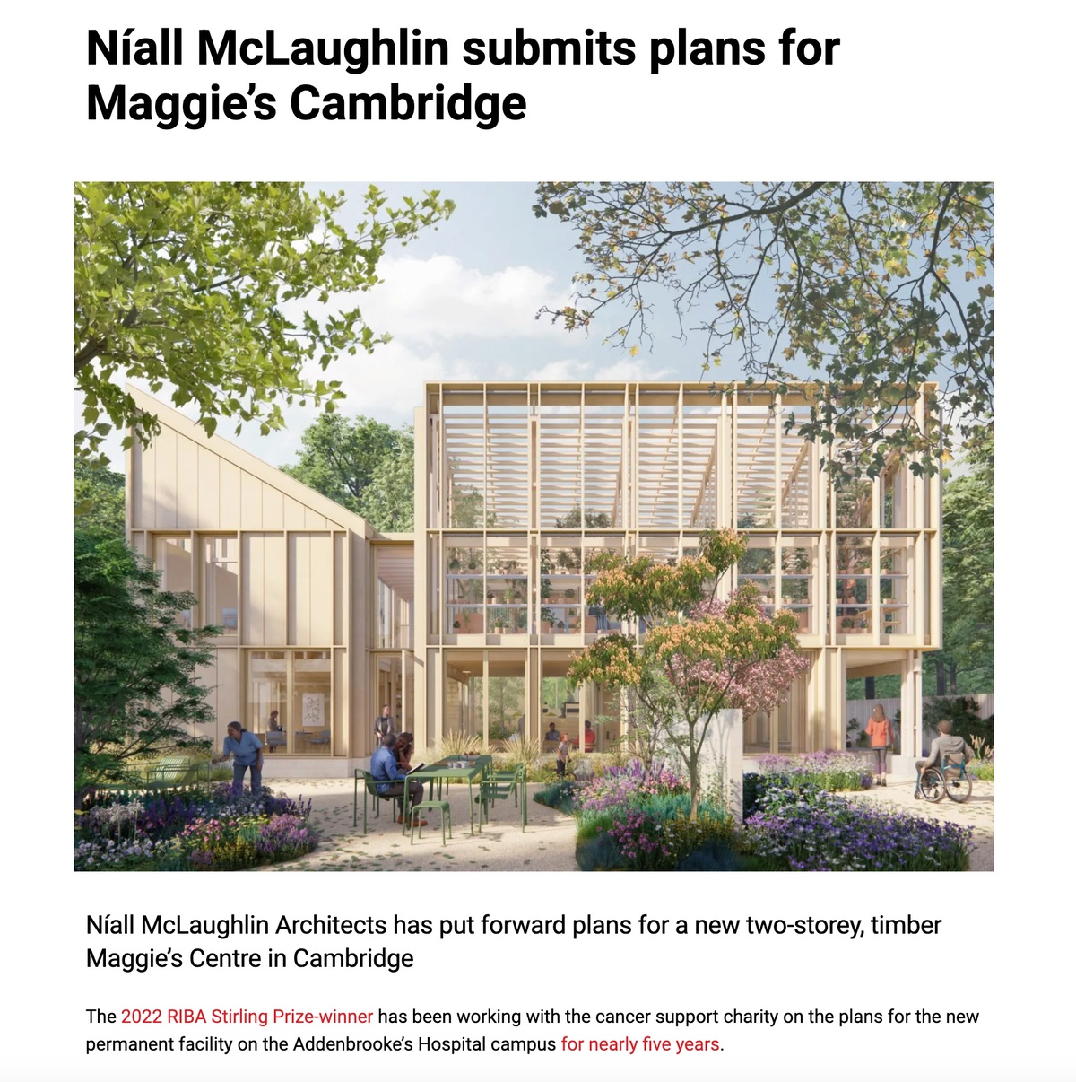 Maggie’s Centre, Cambridge