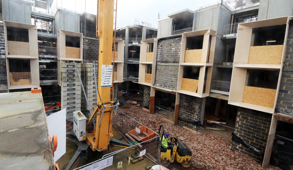 St Cross Topping Out